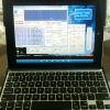 "ZAGG WIRELESS BLUETOOTH KEYBOARD FOR iPAD". LOGMEIN 'IGNITION' APP IS RUNNING JT-65A BY REMOTE CONTROL  FROM JT-65 HF SOFTWARE INSTALLED AT THE HOME STATION.